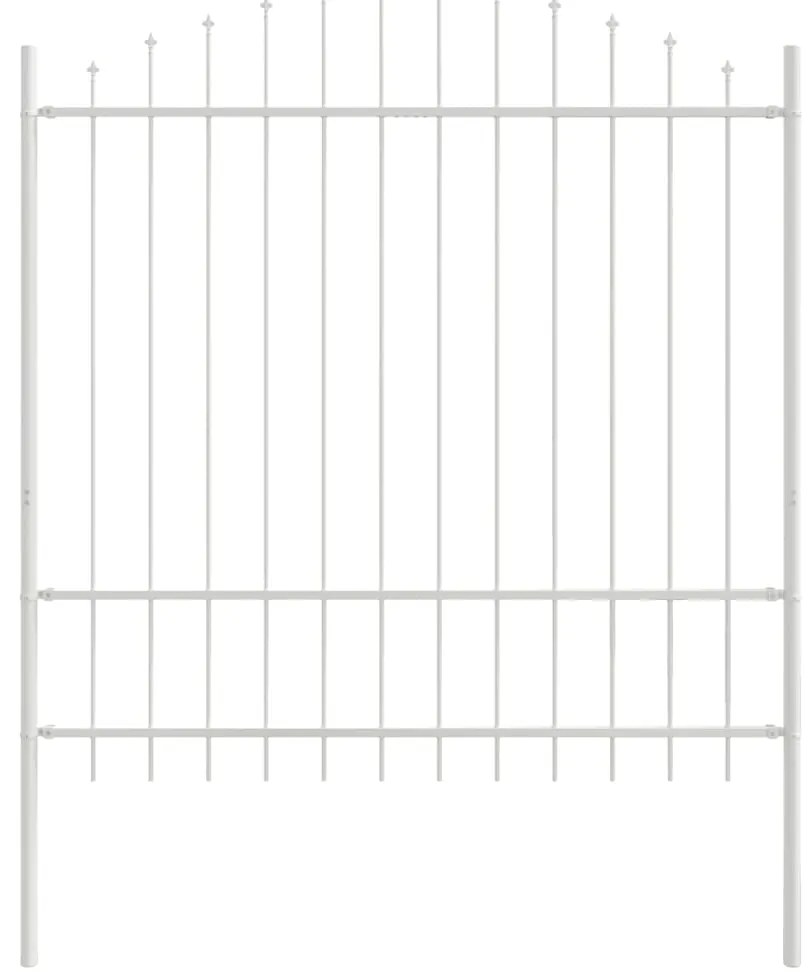 vidaXL Κήπος με Θόλο Λευκός 6,8x1,75 μ από Χάλυβα