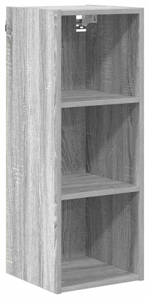 vidaXL Κρεμαστό ντουλάπι Γκρίζο Σονομα 30 x 29,5 x 80 εκ.