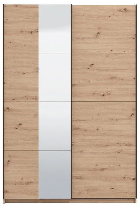 Ντουλάπα Gard 150 OG με Καθρέφτη Artisan 146x61x218 εκ. 146x61x218 εκ.