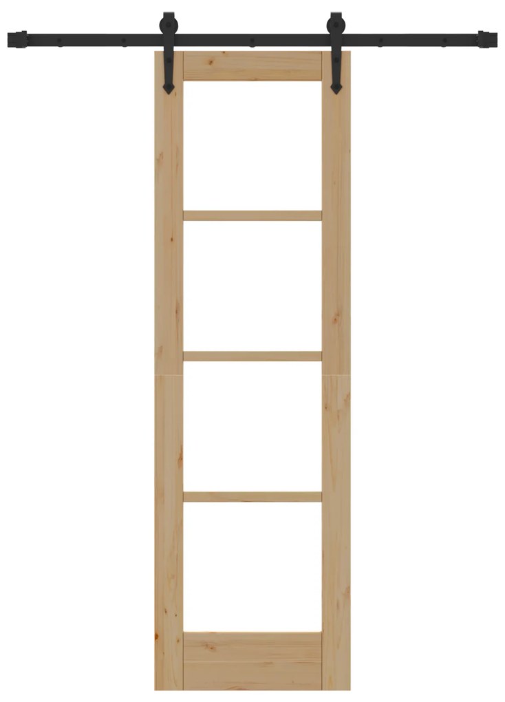 vidaXL Συρόμενη Πόρτα με Σετ Hardware 'ORKDAL'61x198.5 εκ.