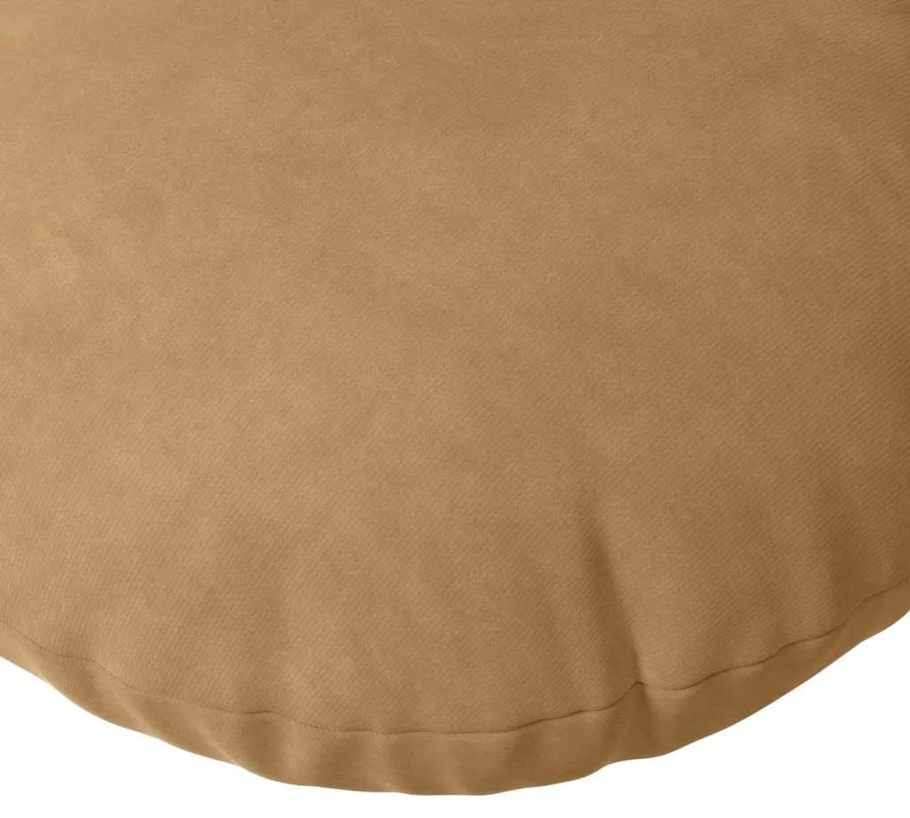 vidaXL Μαξιλάρια καθισμάτων 2 pcs Καφέ Ø 40 x 13 εκ. Βελούδο