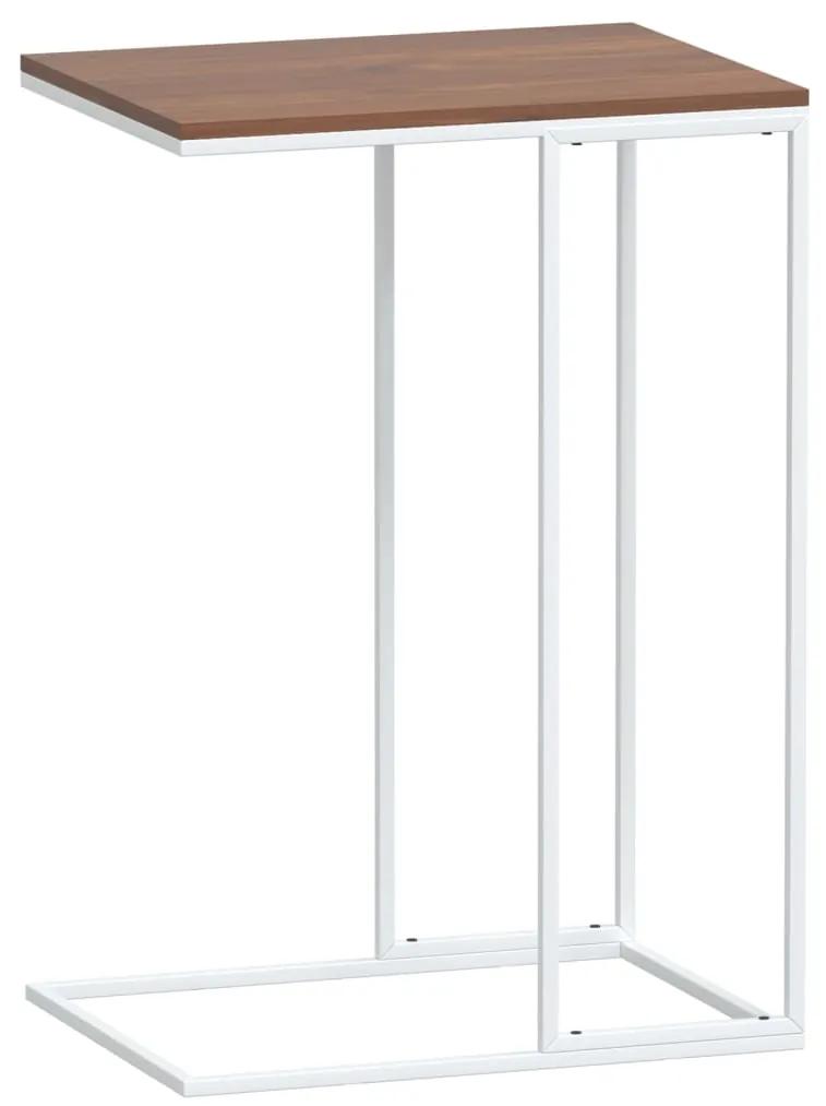 vidaXL Τραπέζι Βοηθητικό Λευκό 40 x 30 x 59 εκ. από Επεξεργασμένο Ξύλο