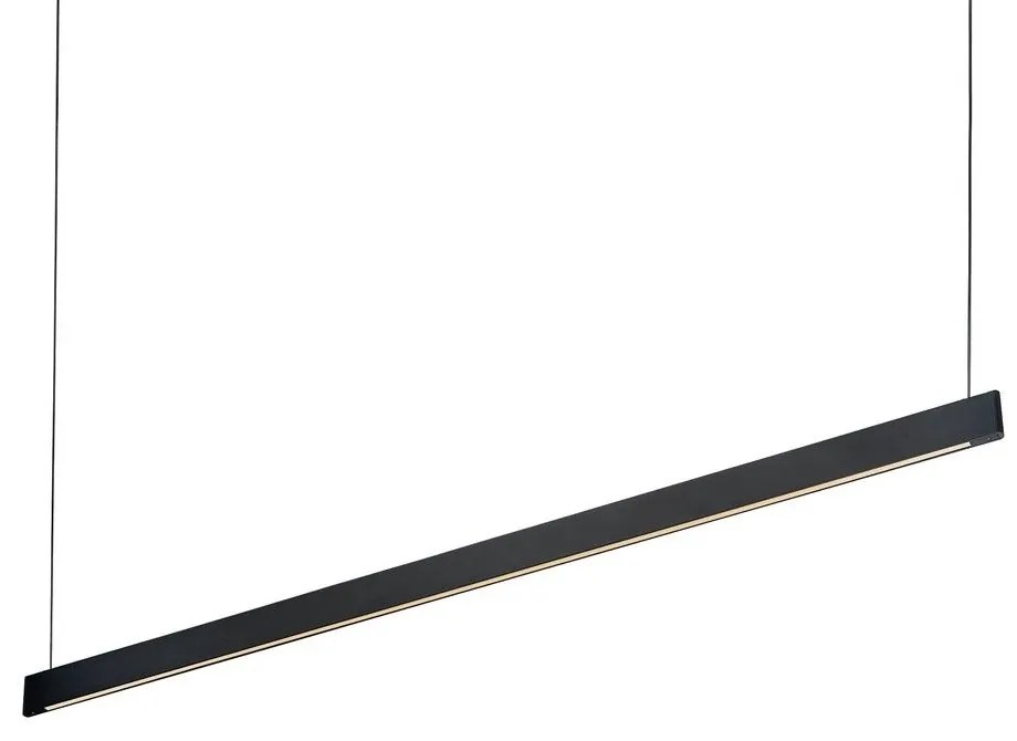 Φωτιστικό Οροφής - Ράγα Desk Wide 336190 3000K 4000lm 120x6x200cm Black Ideal Lux