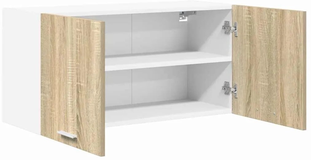 vidaXL Κρεμαστό ντουλάπι με αποθήκευση Δρύς Sonoma 80 x 31 x 40 εκ