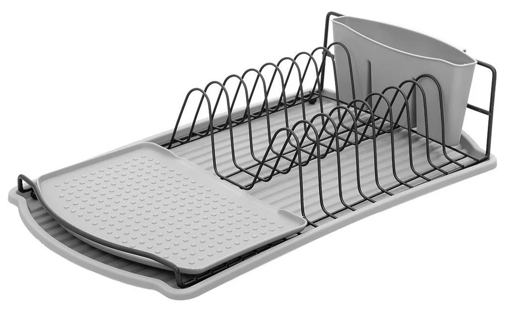 Estia 01-9229 Studio Πιατοθήκη Μεταλλική 47x26cm,  Γκρι