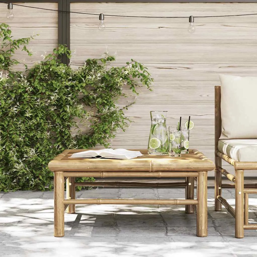 vidaXL Τραπέζι Κήπου 65 x 65 x 30 εκ. από Μπαμπού