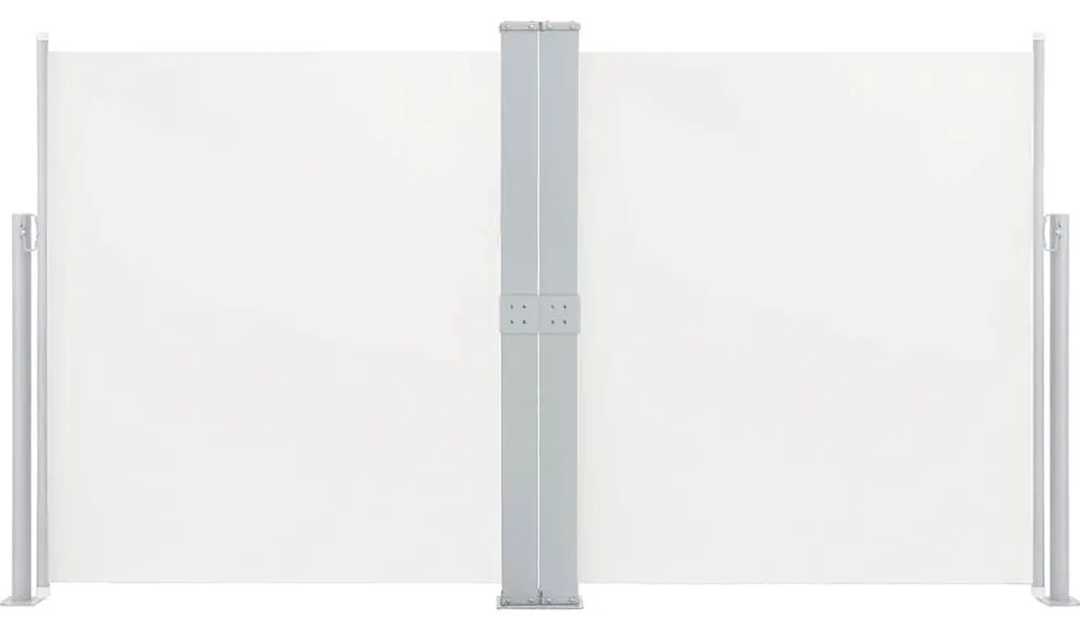 vidaXL Σκίαστρο Πλαϊνό Συρόμενο Κρεμ 140 x 600 εκ.