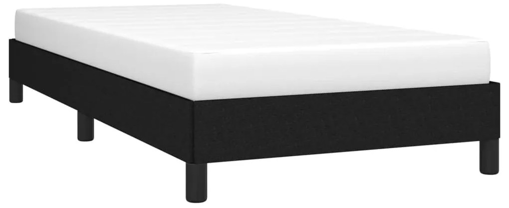 vidaXL Σκελετός Κρεβατιού Χωρίς Στρώμα Μαύρο 80x200 εκ. Υφασμάτινο