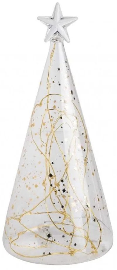 Διακοσμητικό Δεντράκι LED Stars RD0089962 10x22cm Clear-Gold Raeder