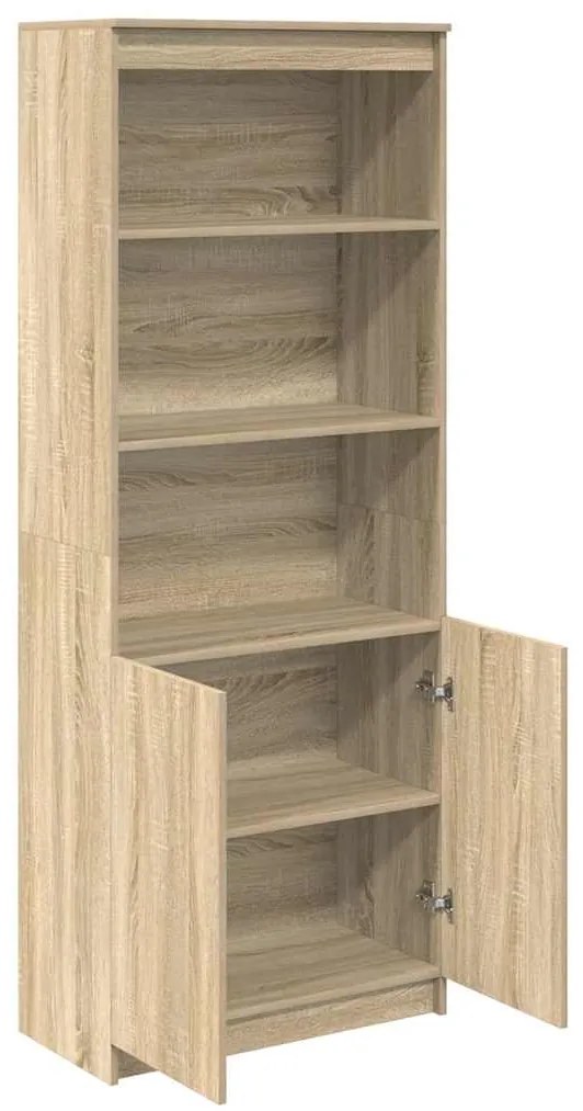 Ντουλάπι Sonoma Δρυς 70x35x180 εκ. από Επεξεργασμένο Ξύλο - Καφέ