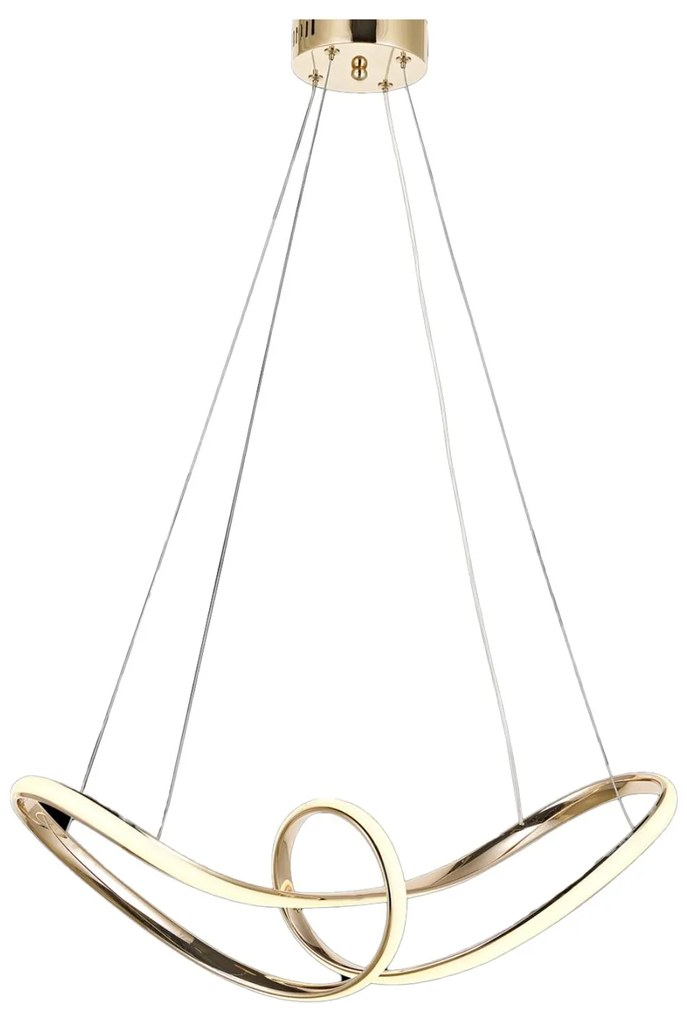 Ceiling light LED gold 70x70x78 cm. 70x28x78 εκ.