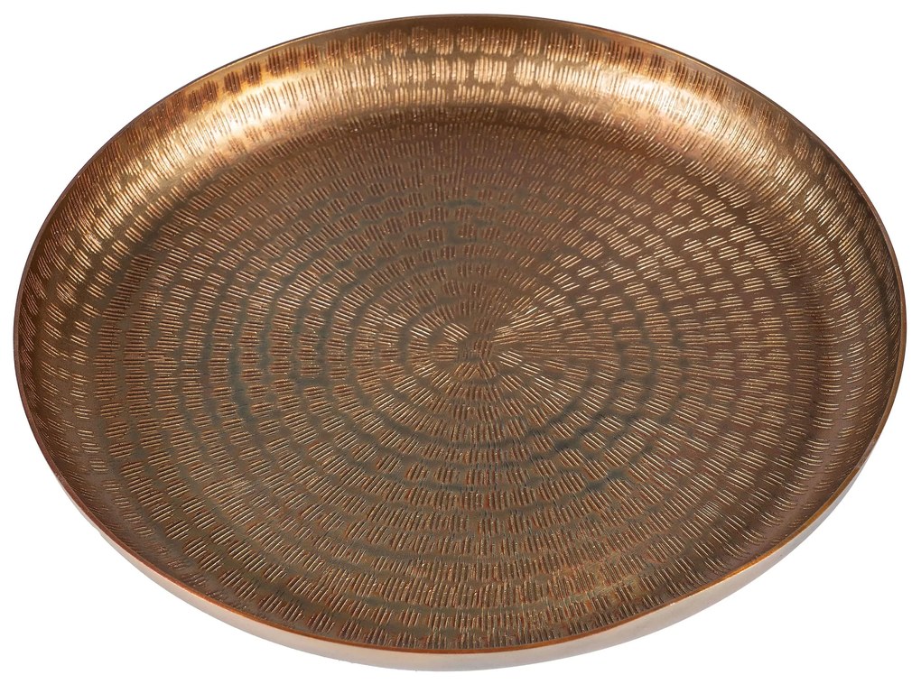 Decorative platter/Tray DEKOCANDLE Ø30cm Baariq TH747-00K9