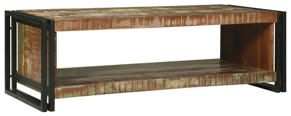vidaXL Τραπεζάκι σαλονιού 120 x 50 x 38 εκ Μασίφ ανακυκλωμένο ξύλο