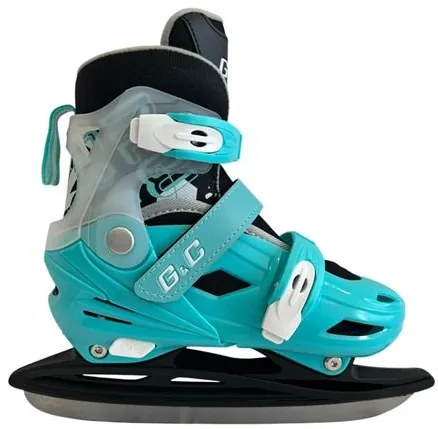 Αυξομειούμενα Rollers G&C BW125 ΣΕΤ 4 ΣΕ 1 INLINE SKATES Μπλε/Μαύρο Small (31-34)