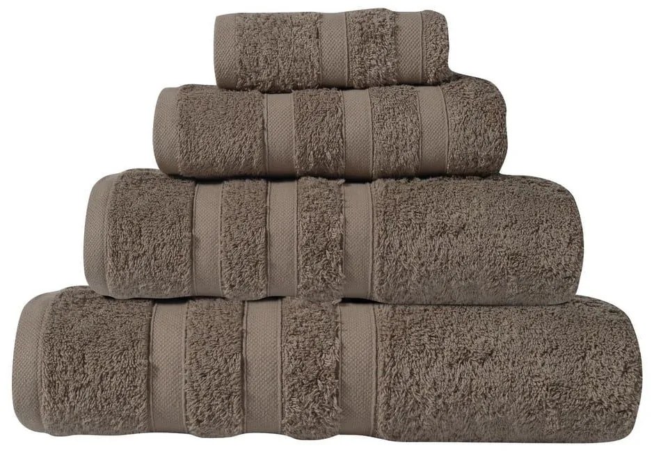 Πετσέτα Prestige 1162 Dark Beige Das Home Σώματος 90x160cm 100% Cotton