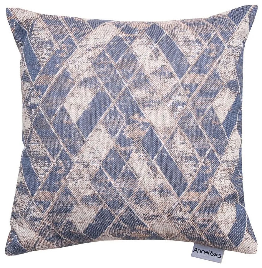 Μαξιλάρι Διακοσμητικό (Με Γέμιση) 1571 Denim Anna Riska 42X42 100% Cotton