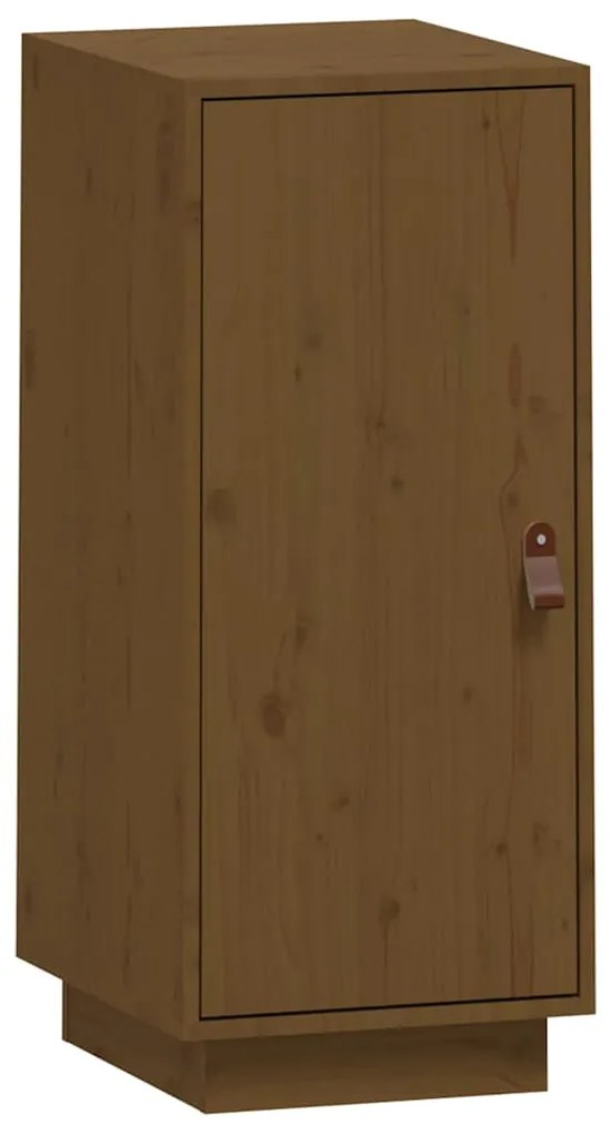 vidaXL Μπουφές Καφέ Μελί 34x40x75 εκ. από Μασίφ Ξύλο Πεύκου