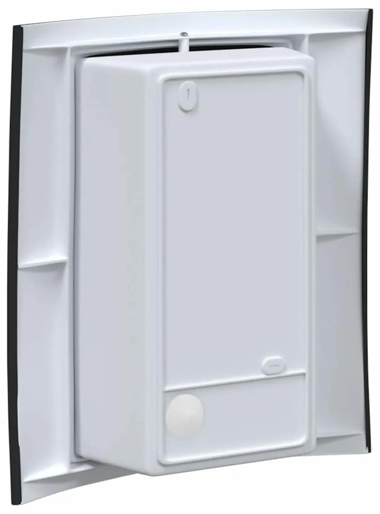vidaXL Επιτοίχιο φωτιστικό εξωτερικού χώρου 2 pcs Μαύρο