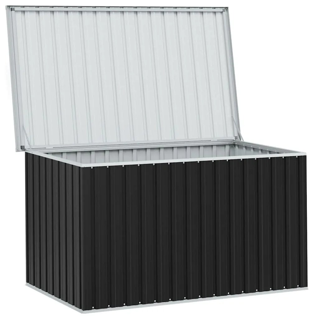 vidaXL Μπαούλο Αποθήκευσης Κήπου Ανθρακί 171 x 99 x 93 εκ.