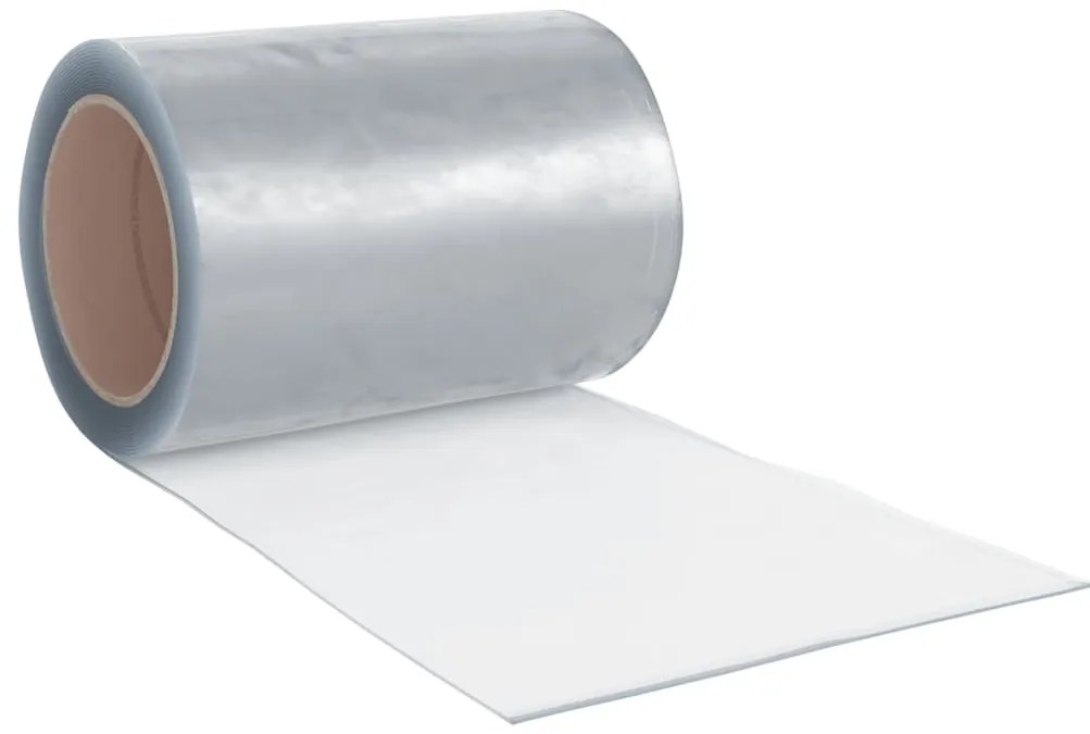 vidaXL Λωριδοκουρτίνα Διαφανής 10 μ. 300 χιλ.x2,6 χιλ. από PVC