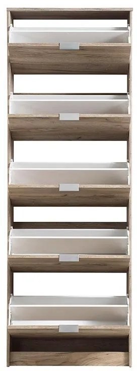 Παπουτσοθήκη Hugo 25 Γκρί Δρύς 67x28x191,5 εκ. 67x28x191.5 εκ.