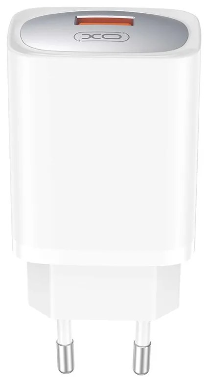 XO CE19 wall charger QC 18W 1x USB white