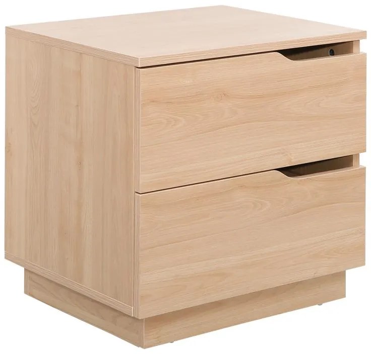 Κομοδίνο Verena I σε φυσική απόχρωση 48x40x48εκ 48x40x48 εκ.