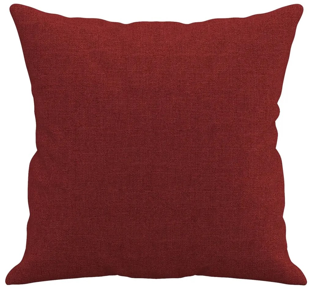 vidaXL Μαξιλάρια Διακοσμητικά 2 τεμ. Μπορντό 40x40 εκ. Υφασμάτινα