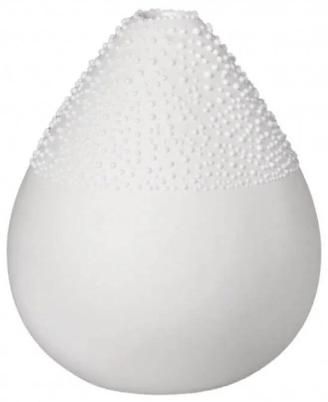 Βάζο Πορσελάνινο Mini Pearly Design 3 RD0014379 8x9cm White Raeder Porcelain,Glass