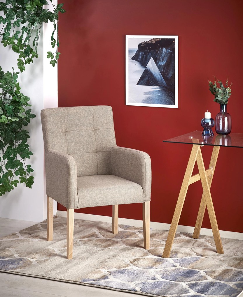 FILO chair color: honey oak / Inari 23 DIOMMI V-PL-N-FILO-D.MIODOWY-INARI23