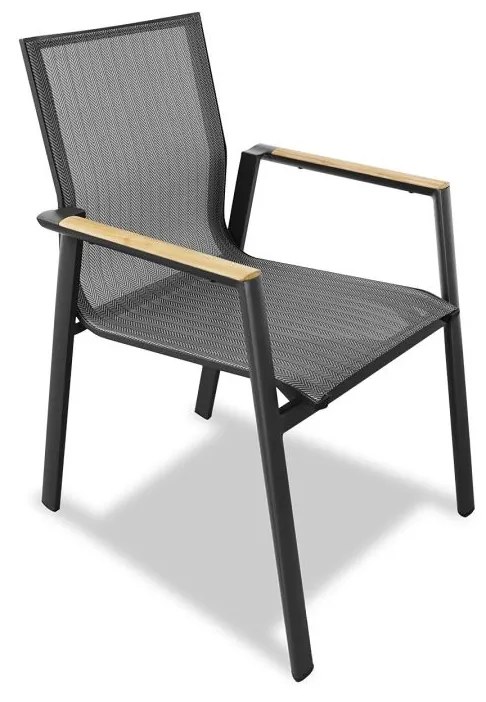 Aspen Armchair Alu Dark Grey  metax-01-00-2676 διάστ.67.0000 x 57.5000 x 88.0000