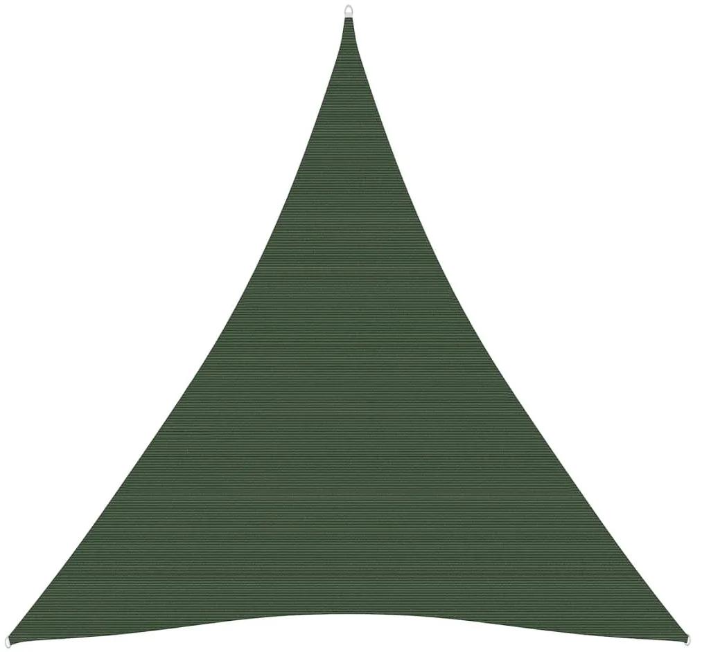 Πανί Σκίασης Σκούρο Πράσινο 5 x 6 x 6 μ. από HDPE 160 γρ./μ²
