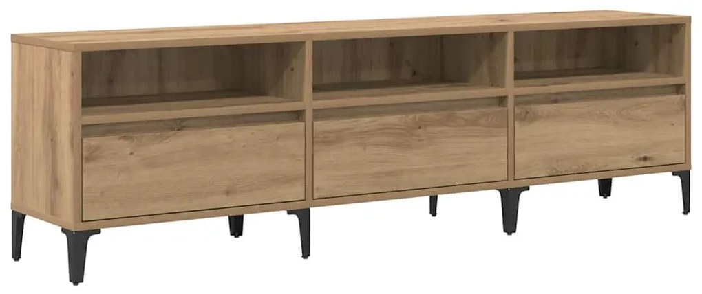 vidaXL Ντουλάπι TV artisan δρυς 150 x 30 x 44.5 εκ. Επεξεργασμένο ξύλο