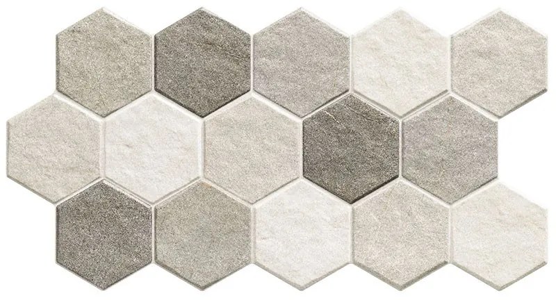 Karag HEX Πλακάκι Δαπέδου / Κουζίνας / Μπάνιου Ματ 51x26.5cm Stonehenge Τιμή τετραγωνικού 46€/ Συσκευασία 0,95m2, 7 τεμάχια