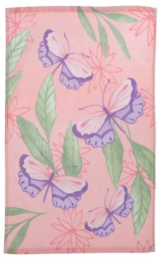 Ποτηρόπανο Βελουτέ Be You Tiful Peach Nef-Nef Homeware 40x60cm 100% Βαμβάκι