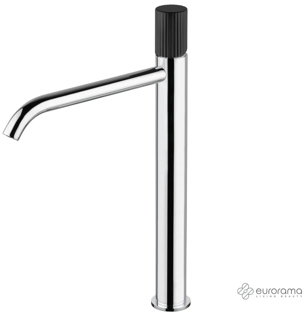 Μπαταρία Νιπτήρα Υψηλή με Βαλβίδα Clic-Clac oso Eurorama Chrome 178309P-100