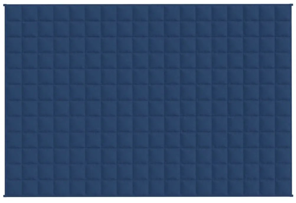 Κουβέρτα Βαρύτητας Μπλε 120 x 180 εκ. 9 κ. Υφασμάτινη - Μπλε