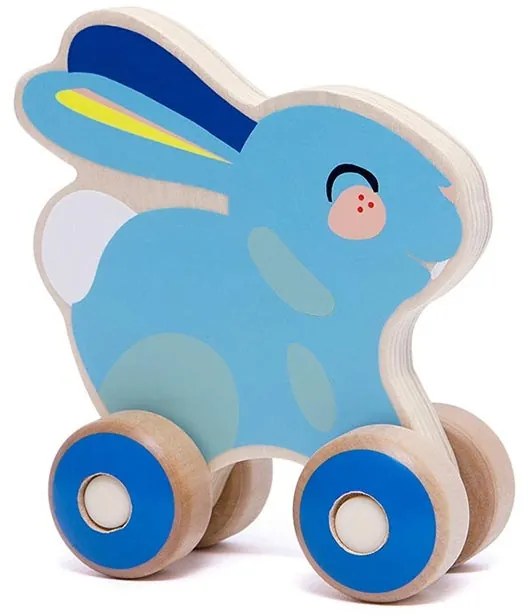 Ξύλινο Παιχνίδι Τρεχαλίτσα Petit Monkey Κουνελάκι PTM-PMWT002