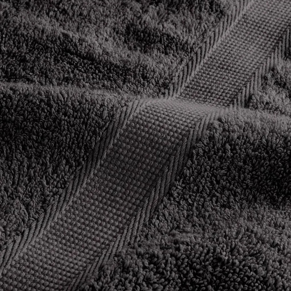 vidaXL Πετσέτες Ξενώνα Premium SOLUND 10 τεμ. Ανθρακί 30x50 εκ. 600 γρ./μ²