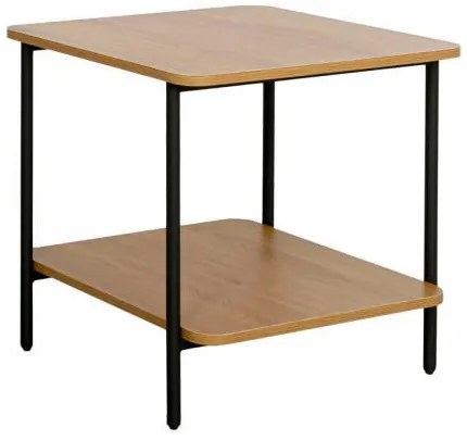 ΜΕΤΑΛΛΙΚΟ ΚΟΜΟΔΙΝΟ Fylliana FL2504 BLACK OAK ΧΡΩΜΑ 50x50x50εκ 0016-225-059