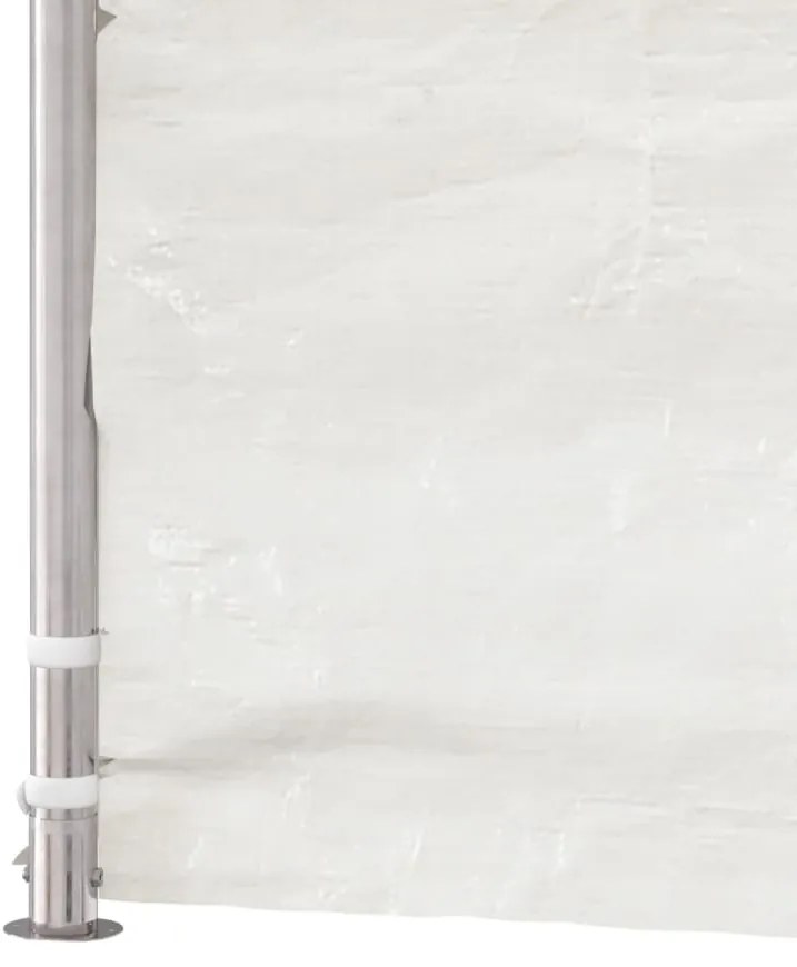 vidaXL Κιόσκι με Τέντα Λευκό 8,92 x 4,08 x 3,22 μ. από Πολυαιθυλένιο