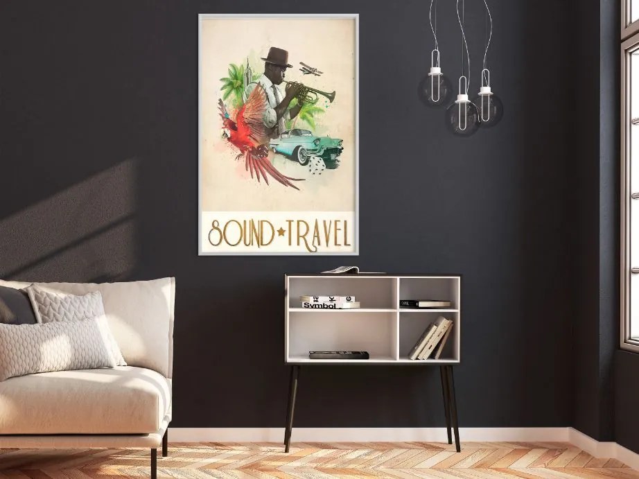 Αφίσα - Exotic Travel - 20x30 - Χρυσό - Χωρίς πασπαρτού