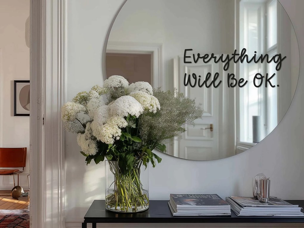 Αυτοκόλλητο για καθρέφτη S17 – Everything Will Be OK.