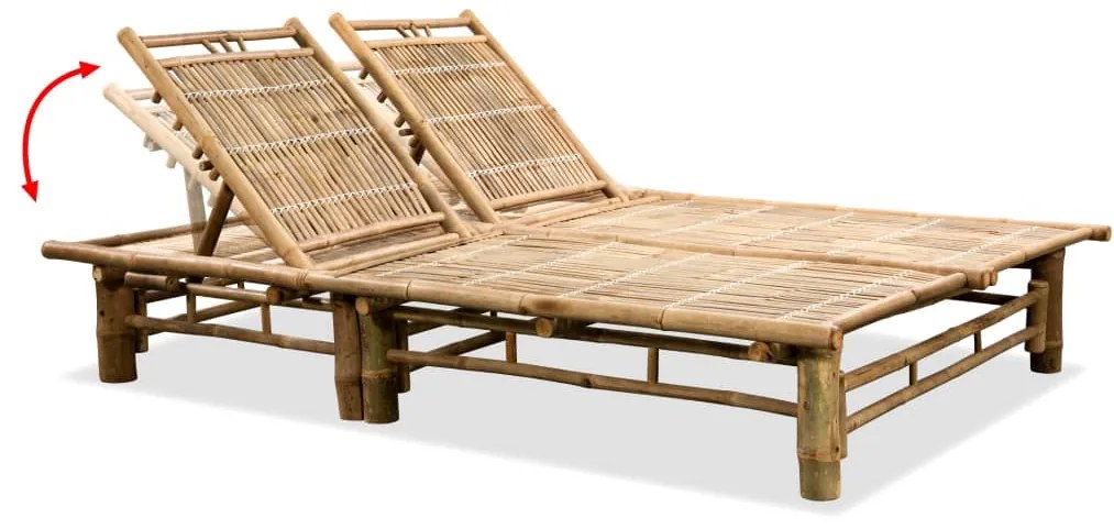 vidaXL Ξαπλώστρα 2 ατόμων από Μπαμπού