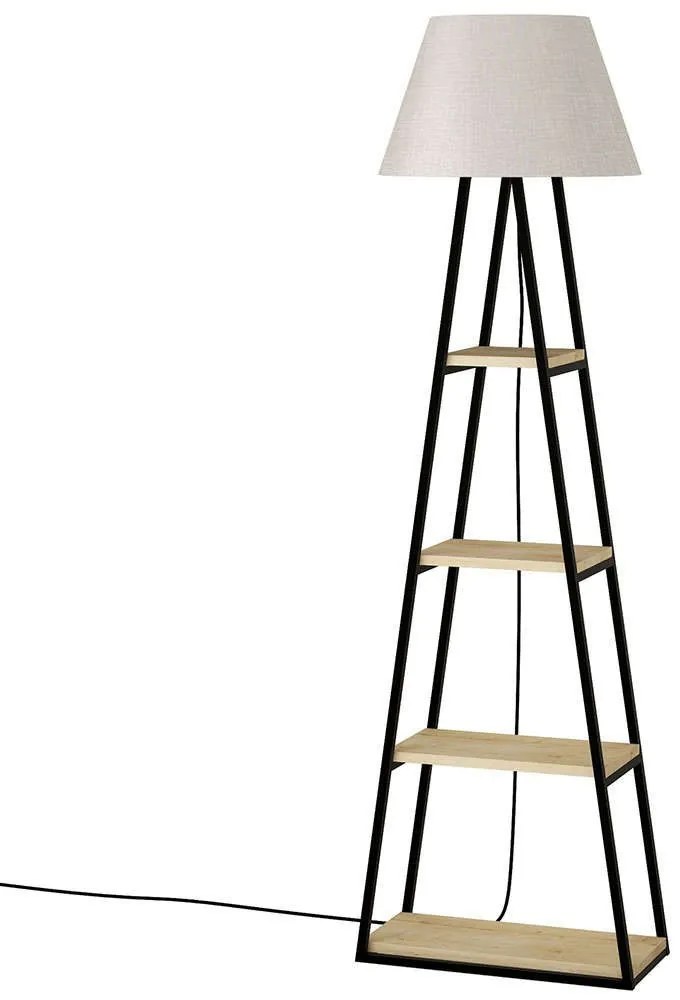 Φωτιστικό Δαπέδου Με Ραφάκια Pal 855DTE3419 50x22x165cm E27 100W Multi Hanah Home