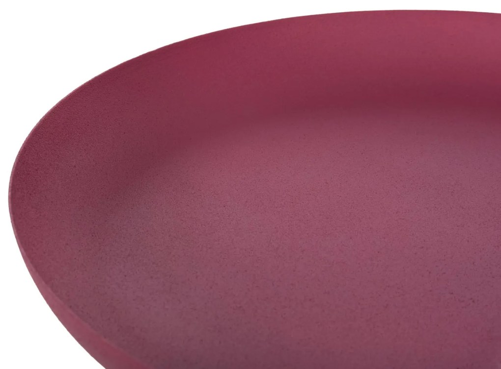 Τραπεζάκι σαλονιού Βοηθητικό DELBEL C4265.06 Στρόγγυλο Μέταλλο Ρόζ Φ36x49Υεκ. 36x36x49 εκ.