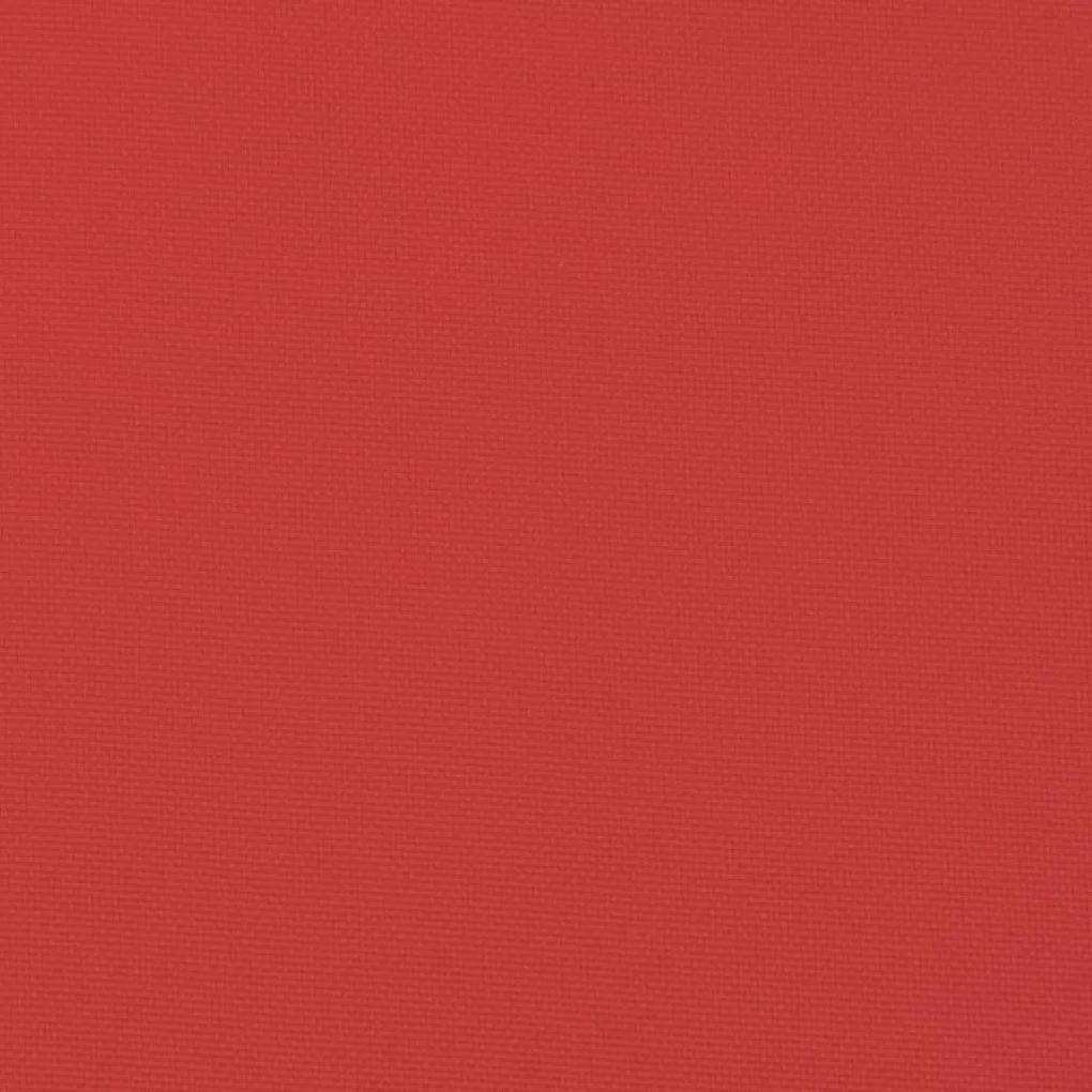 vidaXL Μαξιλάρι Στρογγυλό Κόκκινο Ø 100 x 11 εκ. από Ύφασμα Oxford
