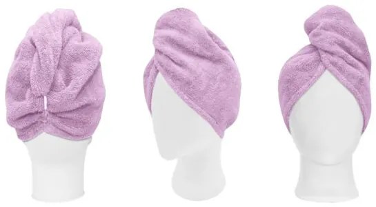 Beauty Home Πετσέτα μαλλιών Turban Art 3409 Λιλά