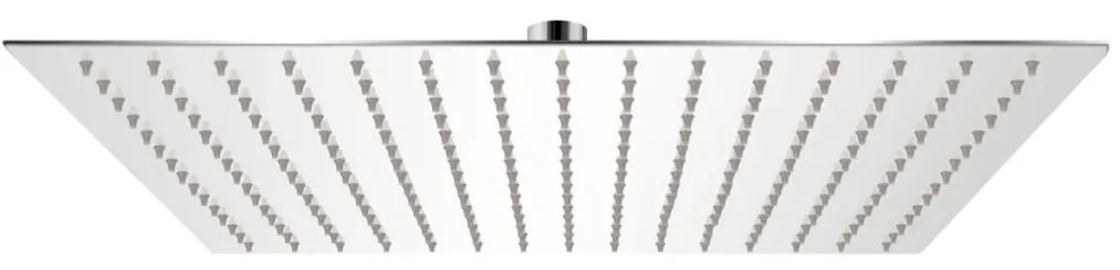 vidaXL Κεφαλή Nτους Βροχή Τετράγωνη 40 x 40 εκ. από Ανοξείδωτο Ατσάλι