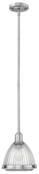Κρεμαστό Φωτιστικό Οροφής 1xE27 Elroy Quintiesse Elstead Lighting-QN-ELROY-BN-Νίκελ Ματ QN-ELROY-BN